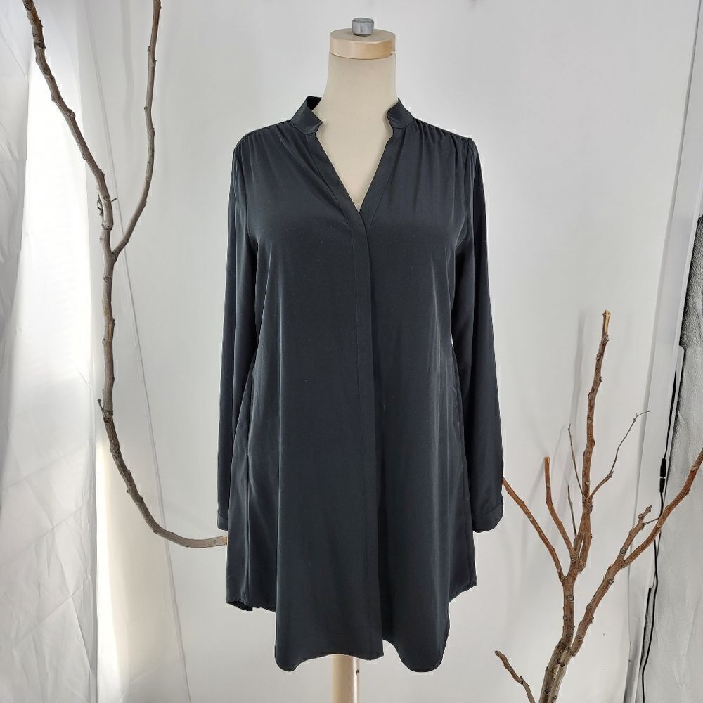 Wren and Willa black shirt dress